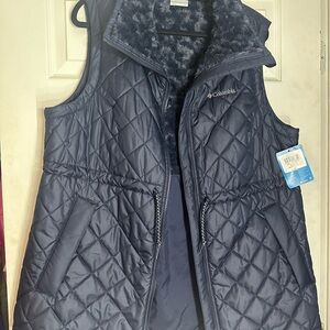 Columbia Fleece-Lined Navy Jacket